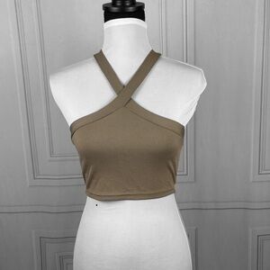 Ribbed Tank Top - Brown 🖤